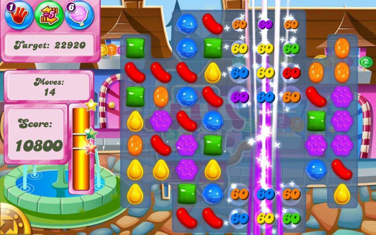 fuis moi je te suis, candy crush